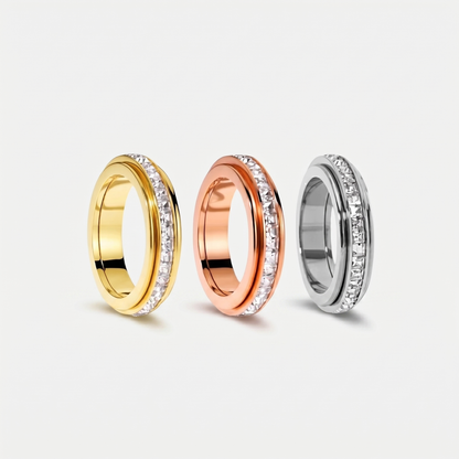 ANXIETY RELIEF WELLNESS RING ROSE GOLD