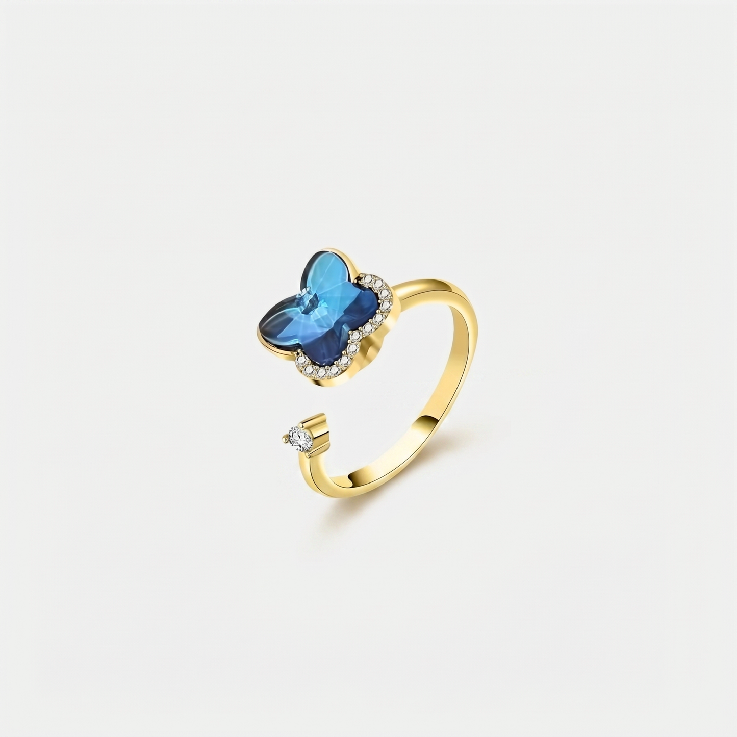 OCEAN SPINNER WELLNESS RING GOLD