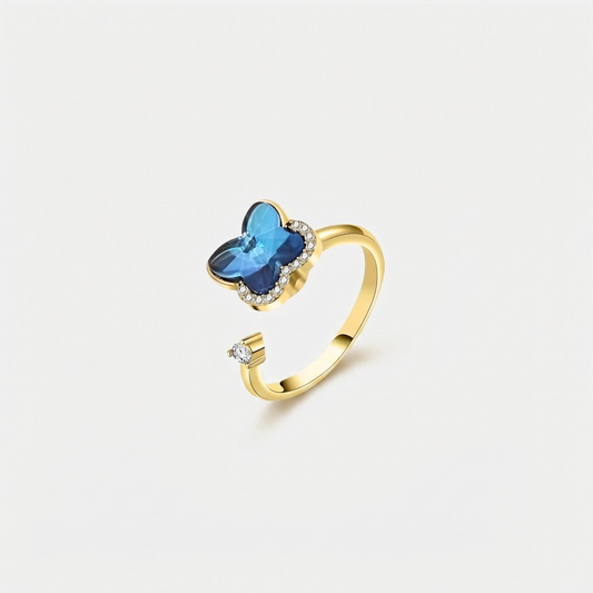 OCEAN SPINNER WELLNESS RING GOLD