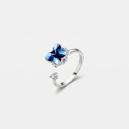 OCEAN SPINNER WELLNESS RING SILVER