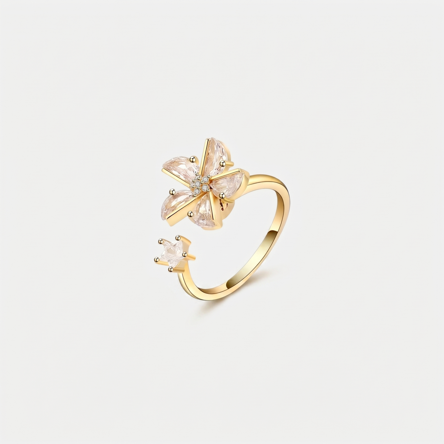 FLOURISH SPINNER WELLNESS RING GOLD