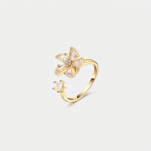 FLOURISH SPINNER WELLNESS RING GOLD