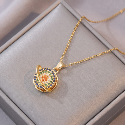 PLANET SPINNER WELLNESS NECKLACE GOLD