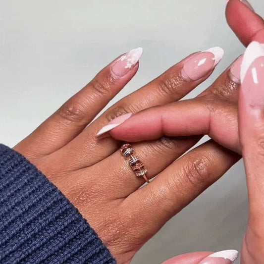 BRIGHTER SLIDING WELLNESS RING GOLD
