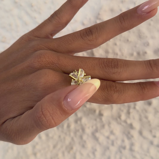 FLOURISH SPINNER WELLNESS RING GOLD
