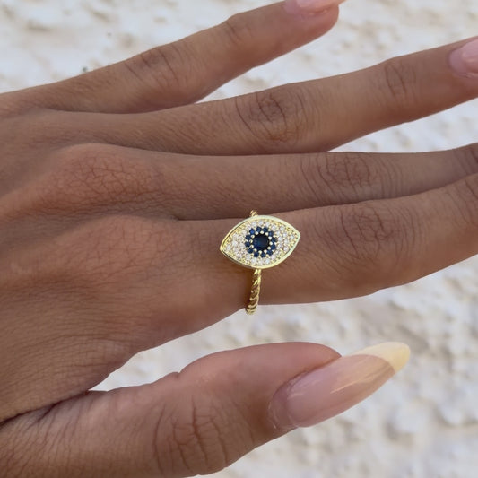 EYE SPINNER WELLNESS RING GOLD