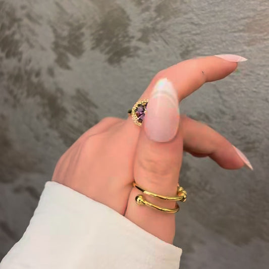 ESSENCE SPINNER WELLNESS RING GOLD