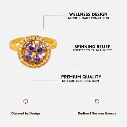 ESSENCE SPINNER WELLNESS RING GOLD